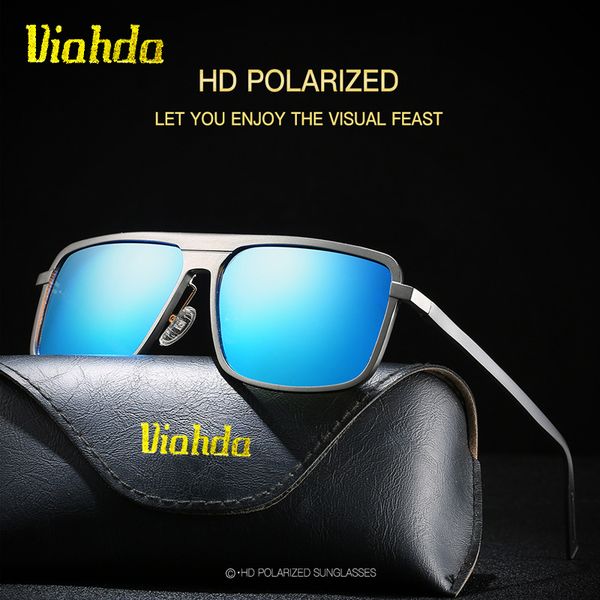 viahda fashion sunglasses men polarized square metal frame male sun glasses driving fishing eyewear, White;black
viahda fashion sunglasses men polarized square metal frame male sun glasses driving fishing eyewear, White;black