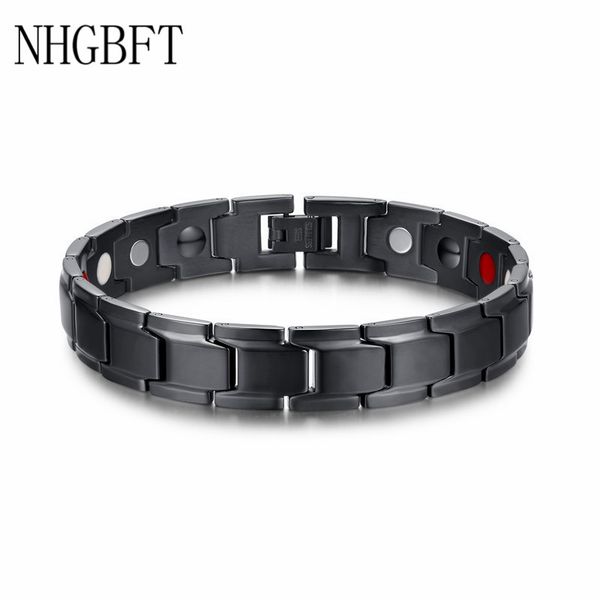 nhgbft black color magnetic healing energy bracelet for mens stainless steel germanium care bracelets bangle male jewelry
nhgbft black color magnetic healing energy bracelet for mens stainless steel germanium care bracelets bangle male jewelry