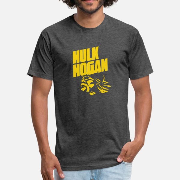 hulk hogan t shirt men designs cotton s-xxxl fit loose humor spring natural shirt