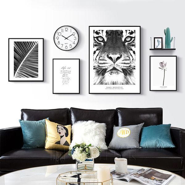 black and white tiger plants quote posters and prints wall art canvas painting wall pictures minimalist nordic home decoration
black and white tiger plants quote posters and prints wall art canvas painting wall pictures minimalist nordic home decoration