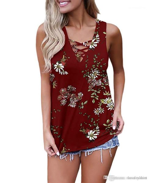 summer tshirts cool sleeveless women wear outside fashion female clothes vest floral printed v-neck designer vest women, White
summer tshirts cool sleeveless women wear outside fashion female clothes vest floral printed v-neck designer vest women, White