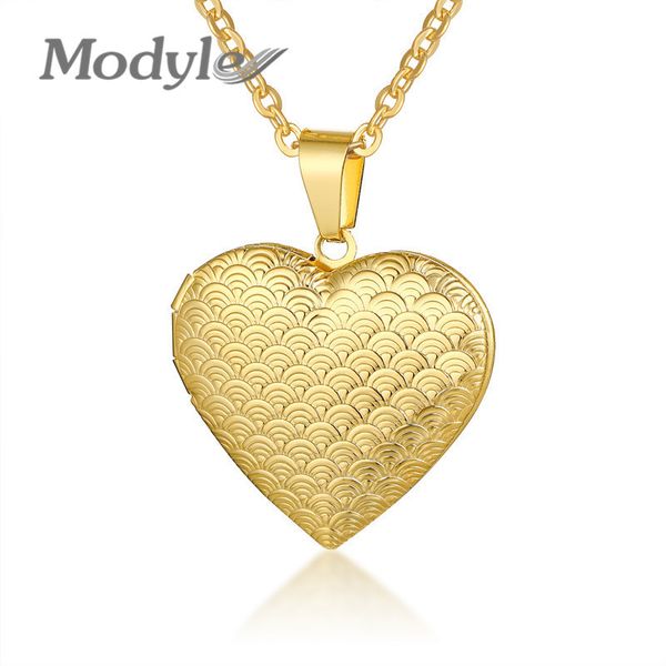 modyle heart locket pendants necklaces for women gold color stainless steel p frame valentine lovers necklace, Silver
modyle heart locket pendants necklaces for women gold color stainless steel p frame valentine lovers necklace, Silver