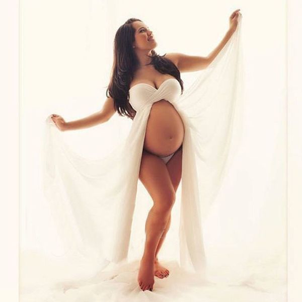 new pregnancy dress maternity pgraphy props clothes for pregnant women shoulderless tailed maternity dresses for p shoot, White
new pregnancy dress maternity pgraphy props clothes for pregnant women shoulderless tailed maternity dresses for p shoot, White