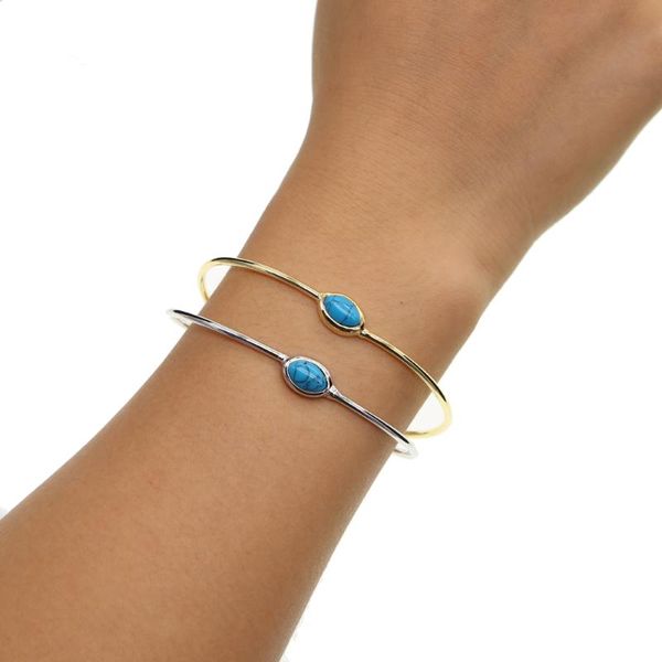 charm bracelets 2021 fashion retro blue oval semi-precious cz adjustable big/small open gold silver color cuff bangles women jewelry gift, Golden;silver
charm bracelets 2021 fashion retro blue oval semi-precious cz adjustable big/small open gold silver color cuff bangles women jewelry gift, Golden;silver