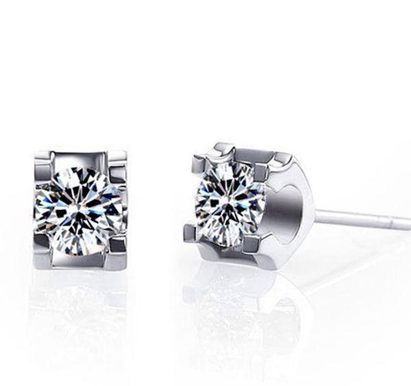 rongxing simple fashion white zircon 4 claw stud earrings for women gold color/rose gold filled cz stone earring dainty01, Golden;silver
rongxing simple fashion white zircon 4 claw stud earrings for women gold color/rose gold filled cz stone earring dainty01, Golden;silver