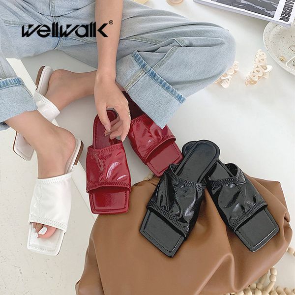 concise patent slippers women flat summer shoes square toe female casual plain slides simple style ladies fashion flip flops new, Black
concise patent slippers women flat summer shoes square toe female casual plain slides simple style ladies fashion flip flops new, Black