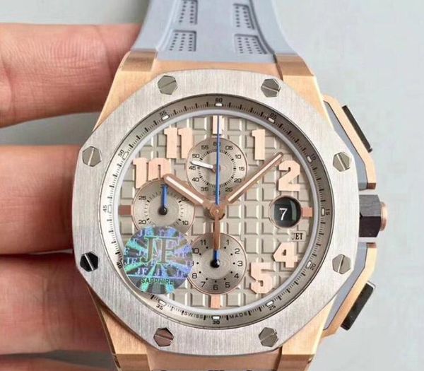 james 26210oi luxury mens wristwatch rose gold stainless gray rubber cal.3126 7750 movement automatic chronograph date men sport watch, Slivery;brown
james 26210oi luxury mens wristwatch rose gold stainless gray rubber cal.3126 7750 movement automatic chronograph date men sport watch, Slivery;brown