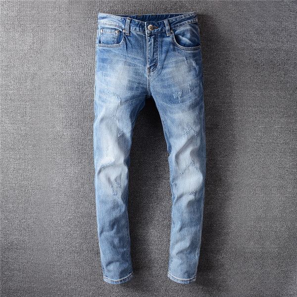 2020mens jeans classic hip hop pants hip hop pants jean designer pants mens slim straight biker skinny loophole jeans men women ripped jeans, Blue
2020mens jeans classic hip hop pants hip hop pants jean designer pants mens slim straight biker skinny loophole jeans men women ripped jeans, Blue