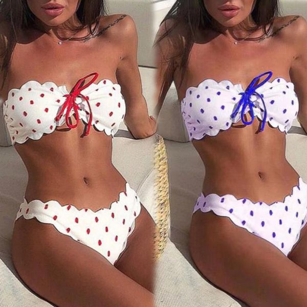 bikini swimwear women polka dot bikini set dot lace biquinis vrouwen 2020 twee stuk badpak plus size swimsuit beachwear
bikini swimwear women polka dot bikini set dot lace biquinis vrouwen 2020 twee stuk badpak plus size swimsuit beachwear