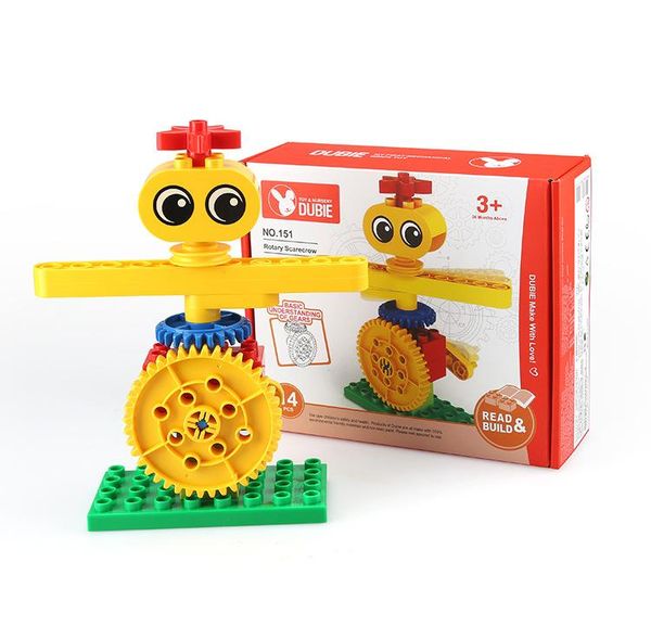 14pcs large particles building blocks rotate the scarecrow by hand for children gift intelligence fun assemble toy for kids education
14pcs large particles building blocks rotate the scarecrow by hand for children gift intelligence fun assemble toy for kids education