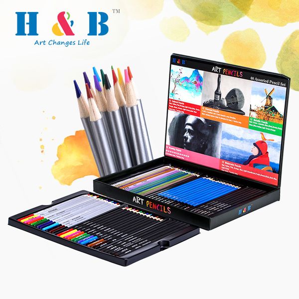 60 colors wooden colored pencils professional water soluble pencils art supplies for children painting drawing school stationary
60 colors wooden colored pencils professional water soluble pencils art supplies for children painting drawing school stationary