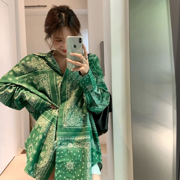 women dresses cool printed loose shirt 2020 early autumn new long-sleeved sunscreen temperament v-neck midi shirt womens fashion, White
women dresses cool printed loose shirt 2020 early autumn new long-sleeved sunscreen temperament v-neck midi shirt womens fashion, White