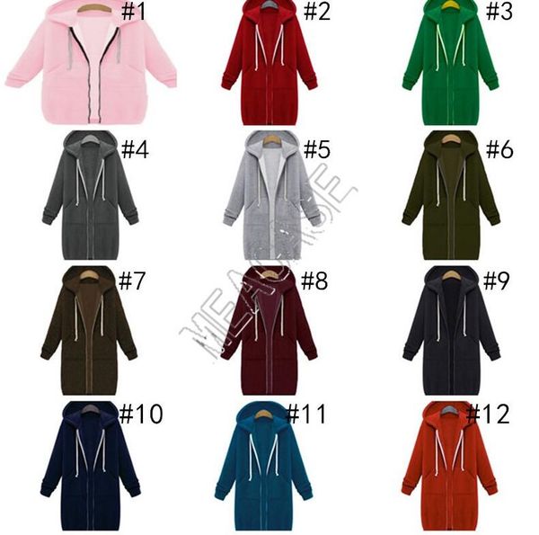 plus size woman designer hooded long sleeved fleece sweater 2020 fall winter women mid-length zipper jacket coat 12 color d82606, Black;brown
plus size woman designer hooded long sleeved fleece sweater 2020 fall winter women mid-length zipper jacket coat 12 color d82606, Black;brown