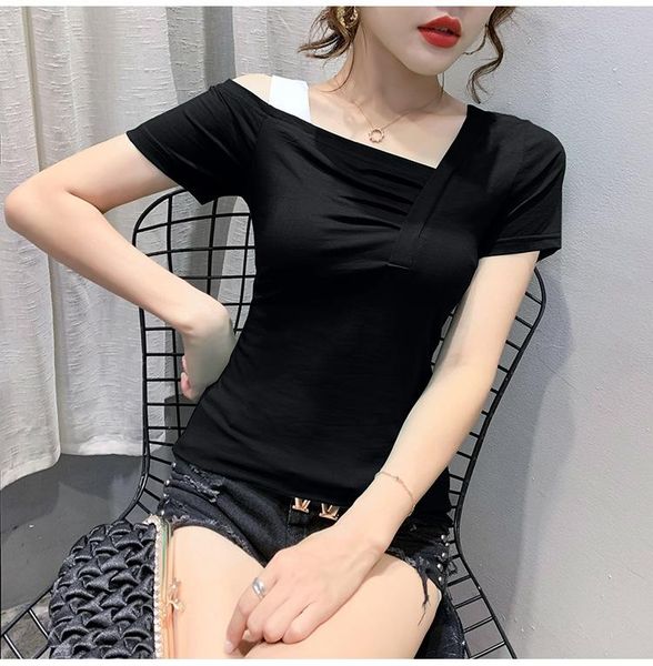solid color blouse women shirts 2020 new summer short sleeve casual loose halter backless off shoulder ladies blouses, White
solid color blouse women shirts 2020 new summer short sleeve casual loose halter backless off shoulder ladies blouses, White