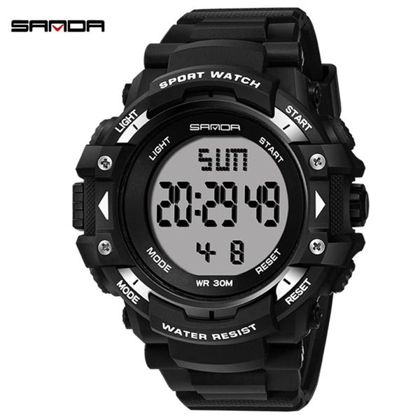 sanda watch fashionble men watches student leisure outdoors sport watch new men's waterproof luminous electronic wrist watches, Slivery;brown
sanda watch fashionble men watches student leisure outdoors sport watch new men's waterproof luminous electronic wrist watches, Slivery;brown