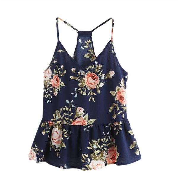 women floral casual sleeveless vest tank shirt cami floral print women summer female t shirts c1935, White
women floral casual sleeveless vest tank shirt cami floral print women summer female t shirts c1935, White