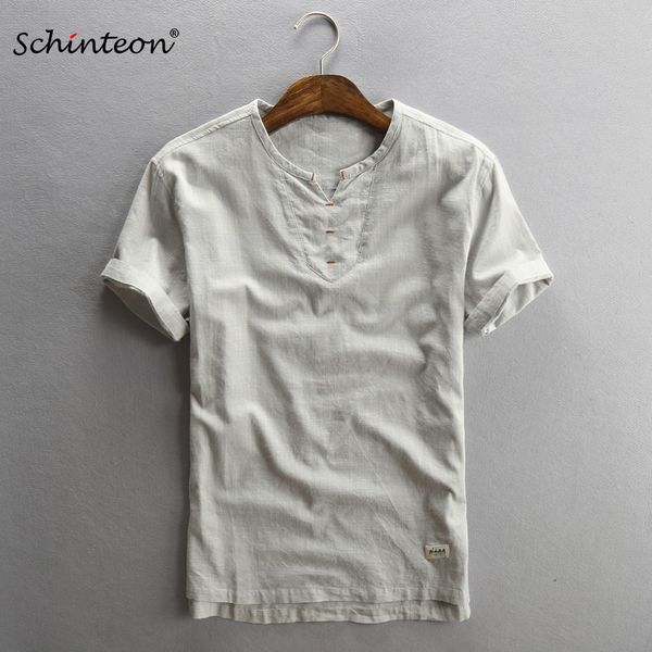 2020 schinteon men summer cotton linen shirt short sleeve comfortable traditional chinese vintage thin pullover split, White;black
2020 schinteon men summer cotton linen shirt short sleeve comfortable traditional chinese vintage thin pullover split, White;black