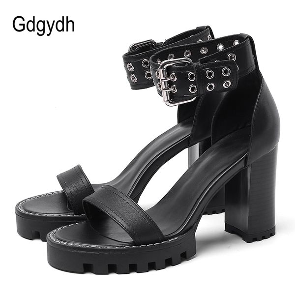 gdgydh fashion rivet shoes for women high heels summer sandals women platform clubwear genuine leather black punk style
gdgydh fashion rivet shoes for women high heels summer sandals women platform clubwear genuine leather black punk style