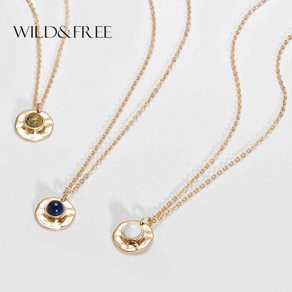 pendant necklaces wild&multi colors stone necklace for women girls boho round charming jewelry friend gifts, Silver
pendant necklaces wild&multi colors stone necklace for women girls boho round charming jewelry friend gifts, Silver