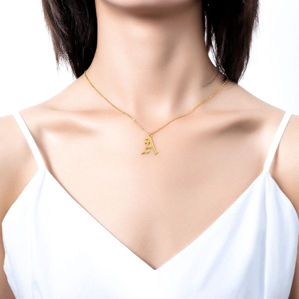 collier femme 2020 simple women's necklace stainless steel initial necklaces pendants letter charms jewelry christmas gifts bff, Silver
collier femme 2020 simple women's necklace stainless steel initial necklaces pendants letter charms jewelry christmas gifts bff, Silver