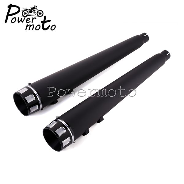 2pcs black motorcycle retro exhaust muffler slip-on pipe for touring models with dual exhaust 1995-2020
2pcs black motorcycle retro exhaust muffler slip-on pipe for touring models with dual exhaust 1995-2020