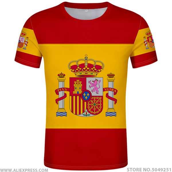spain t shirt diy custom made name number esp t-shirt nation flag es spanish country college print p text clothing cx200819, Black
spain t shirt diy custom made name number esp t-shirt nation flag es spanish country college print p text clothing cx200819, Black