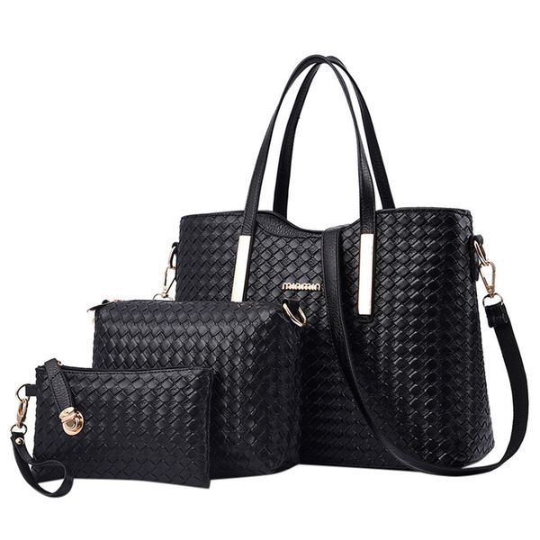 3pcs sets women bags pattern solid leisure messenger bags+handbag+ladies purse crossbody bag for women sac a main
3pcs sets women bags pattern solid leisure messenger bags+handbag+ladies purse crossbody bag for women sac a main