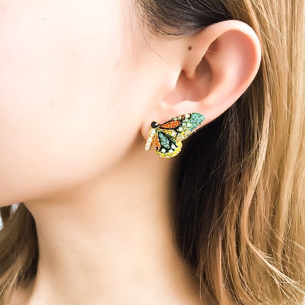 new arrival insect crystal women stud earrings color butterfly short earings fashion jewelry fashion jewelry womens accessories, Golden;silver
new arrival insect crystal women stud earrings color butterfly short earings fashion jewelry fashion jewelry womens accessories, Golden;silver