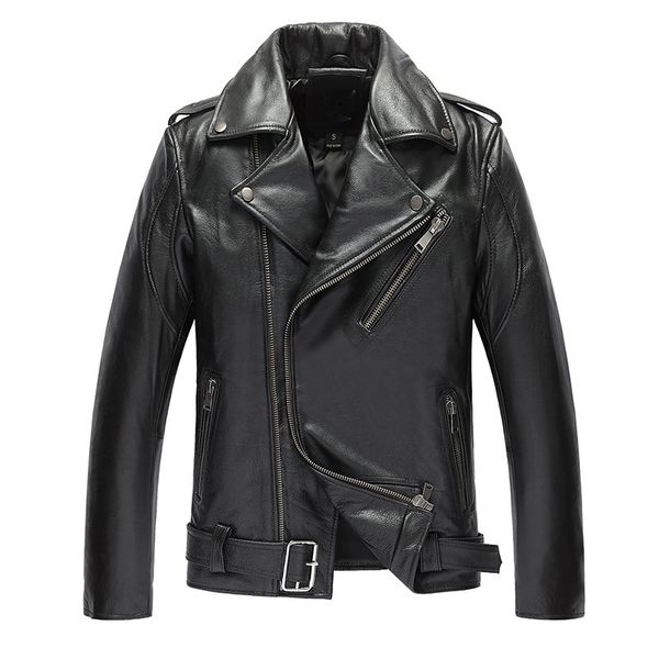 men's leather & faux genuine jacket men real cow bomber jackets autumn winter warm motocycle plus size 19-817 mf603, Black
men's leather & faux genuine jacket men real cow bomber jackets autumn winter warm motocycle plus size 19-817 mf603, Black
