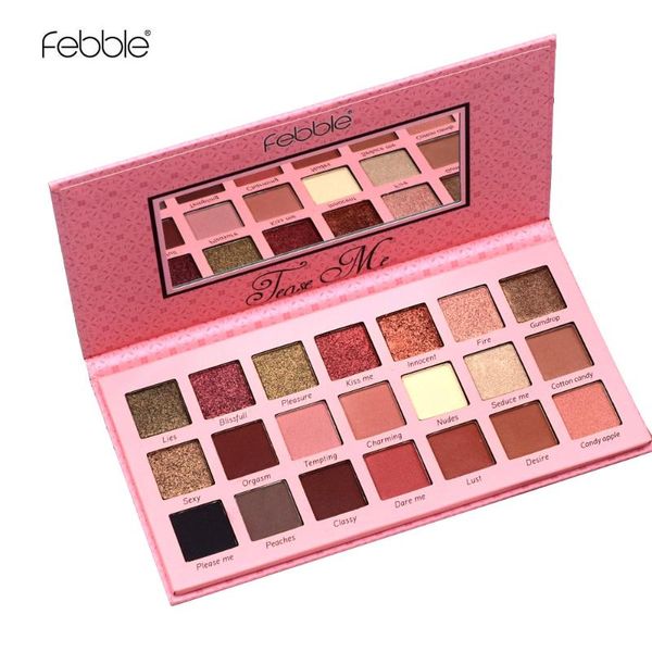 eye shadow febble brand 21 colors eyeshadow palette earth color matte and shimmer pigment powder waterproof makeup paper box cosmetics
eye shadow febble brand 21 colors eyeshadow palette earth color matte and shimmer pigment powder waterproof makeup paper box cosmetics