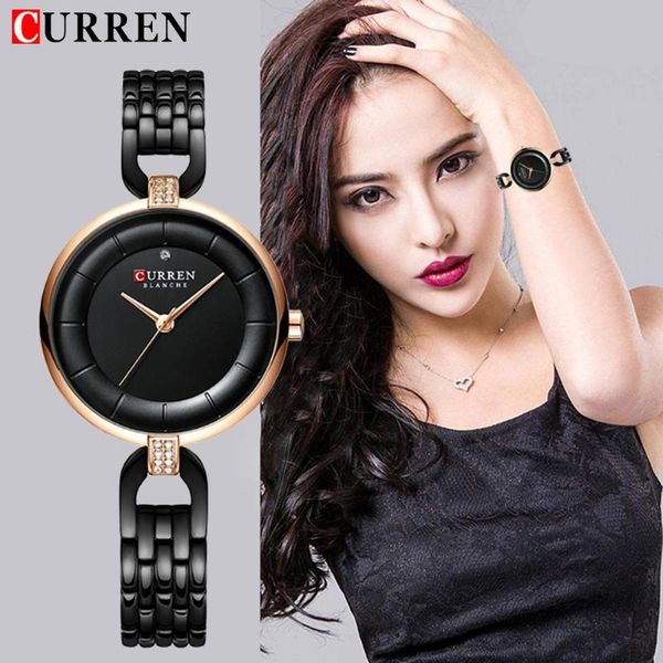 curren personalized women dress watch analog luxury rhinestone stainless steel band women watch black ladies clock, Slivery;brown
curren personalized women dress watch analog luxury rhinestone stainless steel band women watch black ladies clock, Slivery;brown