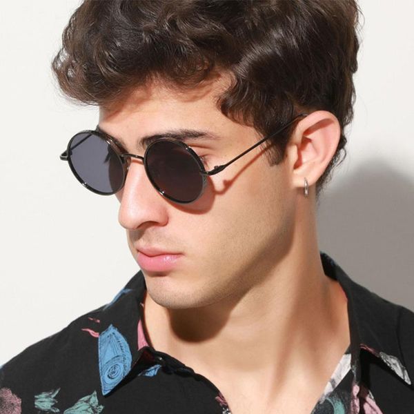 new 2020 punk sun glasses men vintage brand design round sunglasses women fashion retro metal prince black red lens, White;black
new 2020 punk sun glasses men vintage brand design round sunglasses women fashion retro metal prince black red lens, White;black