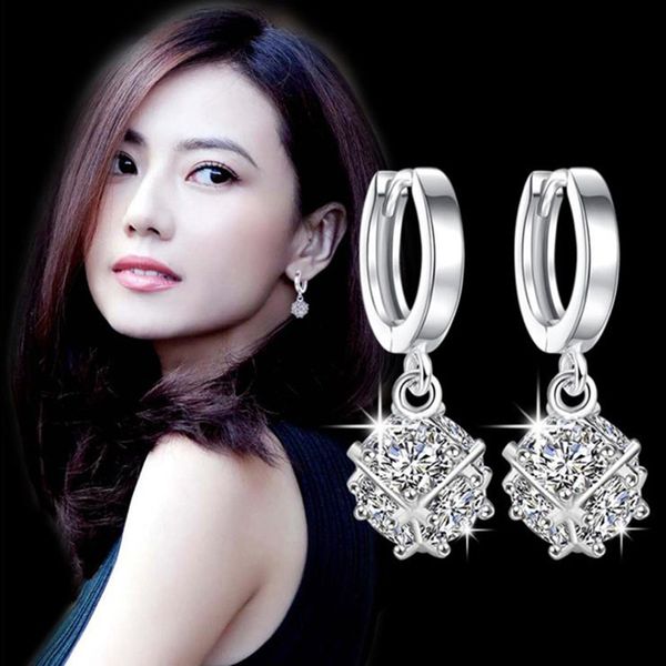 trendy big zircon hoop earrings for women new fashion 925 sterling silver earrings jewelry party brincos sy243, Golden;silver
trendy big zircon hoop earrings for women new fashion 925 sterling silver earrings jewelry party brincos sy243, Golden;silver