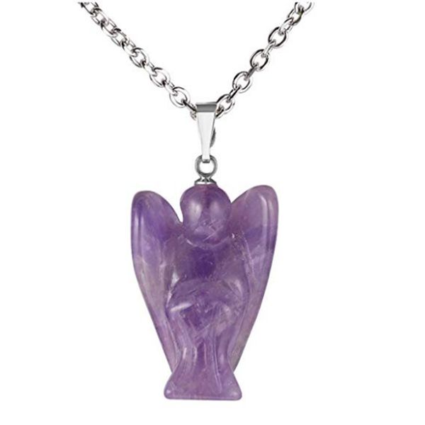 10 pcs classic style lovely angel amethyst stone necklace opalite opal pendant link chain silver plated jewelry
10 pcs classic style lovely angel amethyst stone necklace opalite opal pendant link chain silver plated jewelry