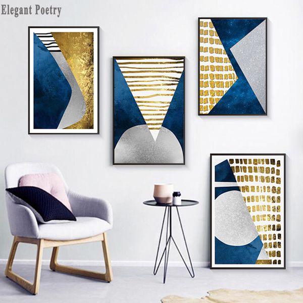 geometric blue golden canvas posters and prints abstract painting nordic style wall pictures for living room modern home decor
geometric blue golden canvas posters and prints abstract painting nordic style wall pictures for living room modern home decor