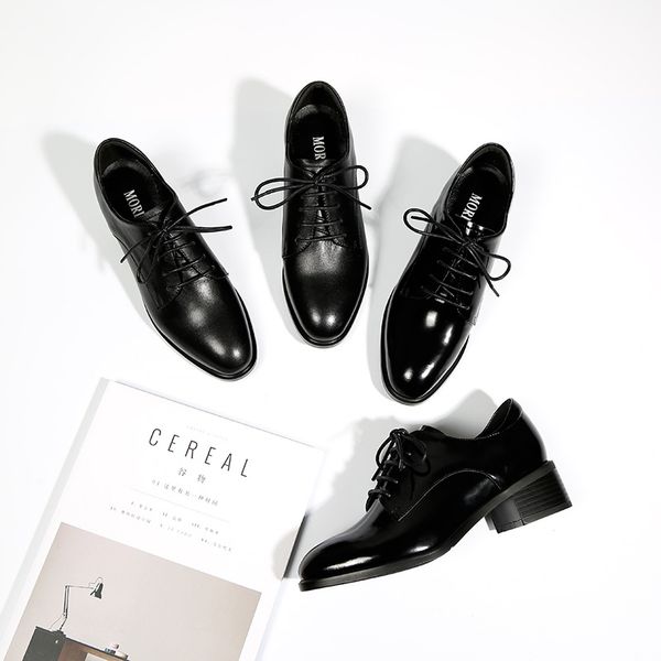mordoan medium heeled shoes for women british style women's shoes autumn 2020 new lace up leather thick heel single, Black
mordoan medium heeled shoes for women british style women's shoes autumn 2020 new lace up leather thick heel single, Black
