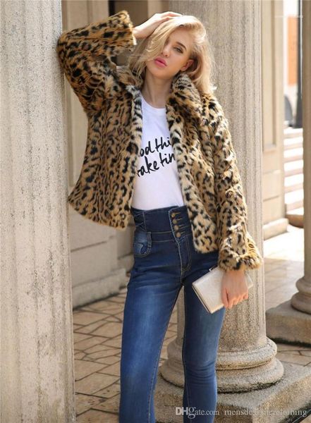 faux fur long sleeved lapel neck coats womens fashion coats leopard women elegant loose coat winter, Black
faux fur long sleeved lapel neck coats womens fashion coats leopard women elegant loose coat winter, Black