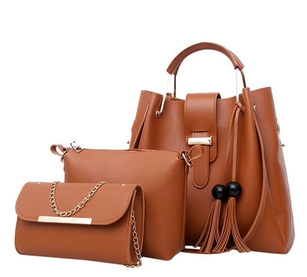 Women Set Bag 3pcs Leisure Leather Shoulder Bags 2019 Fashion Handbag Messenger Bag Ladies Solid Color Three-Piece002
Women Set Bag 3pcs Leisure Leather Shoulder Bags 2019 Fashion Handbag Messenger Bag Ladies Solid Color Three-Piece002