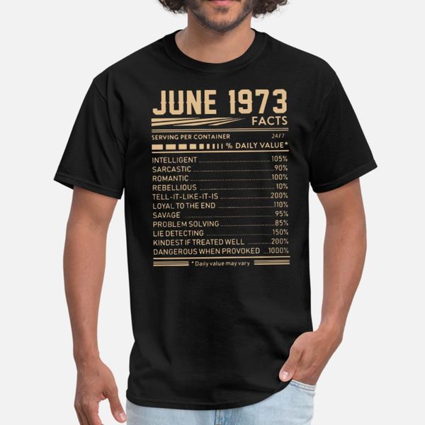 июнь 1973 факты день рождения тенниска мужчины заказной хлопок s-xxxl уникальный anti-wrinkle смешной летний стиль оригинальная рубашка
июнь 1973 факты день рождения тенниска мужчины заказной хлопок s-xxxl уникальный anti-wrinkle смешной летний стиль оригинальная рубашка