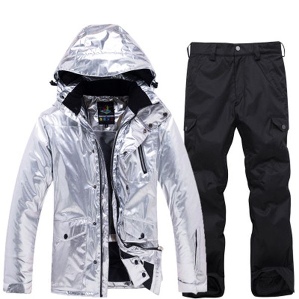 ski suit men and women suit couple models winter outdoor veneer double board silver ski pants waterproof warm thick
ski suit men and women suit couple models winter outdoor veneer double board silver ski pants waterproof warm thick