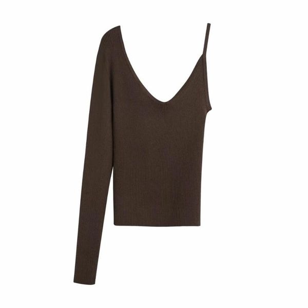 women's t-shirt 2021 women asymmetric knit fitted one long sleeves tees casual female femme t- shirts ropa mujer, White
women's t-shirt 2021 women asymmetric knit fitted one long sleeves tees casual female femme t- shirts ropa mujer, White
