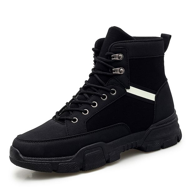 winter mens boots leather waterproof desert combat ankle boot army work shoes size 38-45 hiking shoes tooling *161w, Black
winter mens boots leather waterproof desert combat ankle boot army work shoes size 38-45 hiking shoes tooling *161w, Black