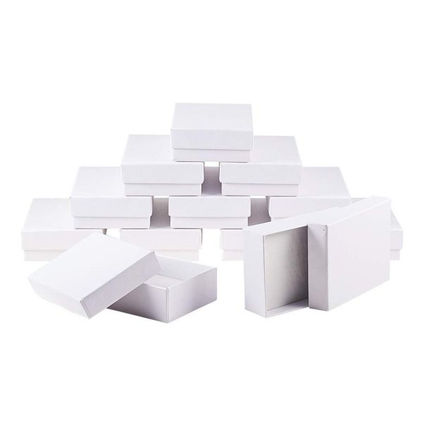 12pcs cardboard jewelry set boxes for necklaces earrings and rings boxes and packaging, rectangle, white, 9x6.5x2.8cm f60 t200808, Black;white
12pcs cardboard jewelry set boxes for necklaces earrings and rings boxes and packaging, rectangle, white, 9x6.5x2.8cm f60 t200808, Black;white