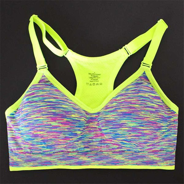 quick dry sports bra women padded wireadjustable shakeproof fitness underwear push up seamless yoga running, White;black
quick dry sports bra women padded wireadjustable shakeproof fitness underwear push up seamless yoga running, White;black