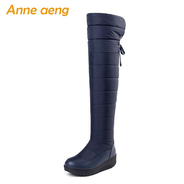 2020 new winter women over-the-knee boots middle heel round toe waterproof ladies women shoes blue down snow boots big size, Black
2020 new winter women over-the-knee boots middle heel round toe waterproof ladies women shoes blue down snow boots big size, Black