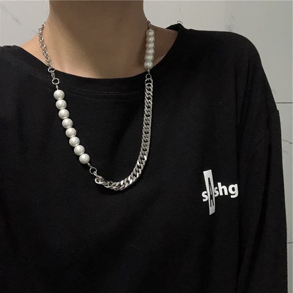 chains hip hop titanium steel stitching pearl chain necklaces for women men vintage silver color couple necklace jewelry gifts 2021
chains hip hop titanium steel stitching pearl chain necklaces for women men vintage silver color couple necklace jewelry gifts 2021
