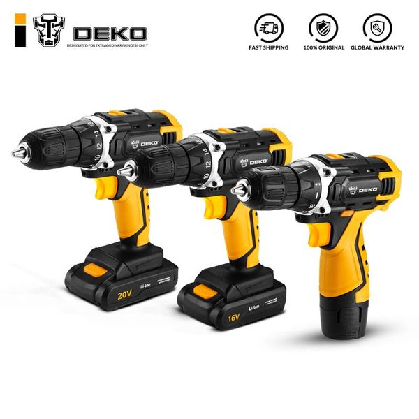 deko new dkcd12/16/20v electric screwdriver mini wireless power driver dc lithium-ion batte
deko new dkcd12/16/20v electric screwdriver mini wireless power driver dc lithium-ion batte