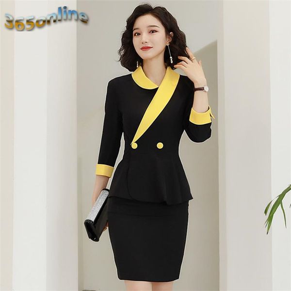 ladies office work wear formal women business suits with skirt and jackets coat spring summer professional blazers elegant black, White
ladies office work wear formal women business suits with skirt and jackets coat spring summer professional blazers elegant black, White