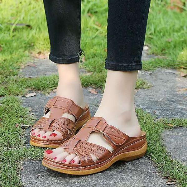 summer women slippers rome retro casual shoes thick bottom wedge open toe sandals beach slip on slides female, Black
summer women slippers rome retro casual shoes thick bottom wedge open toe sandals beach slip on slides female, Black