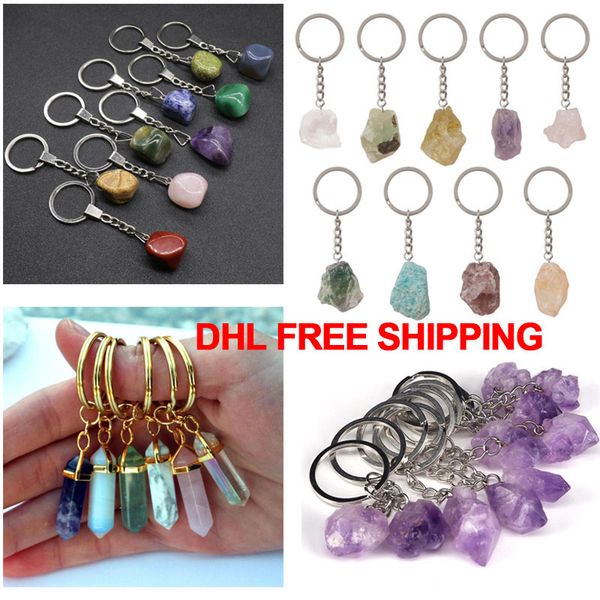 selling natural stone crystal key chain hexagonal post warhead crystal amethyst agate irregular ring mobile phone bag pendant key chain, Silver
selling natural stone crystal key chain hexagonal post warhead crystal amethyst agate irregular ring mobile phone bag pendant key chain, Silver